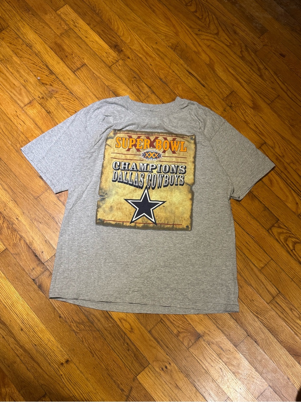 Vintage 1996 Dallas Cowboys Super Bowl Champions Graphic Tee (XL)